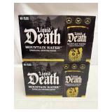 2x 6pk Liquid Death Water-Sparkling Mountain Water