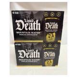 2x 6pk Liquid Death Water-Sparkling Mountain Water