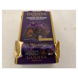SSS. 12x Godiva Chocolate Domes Double Chocolate