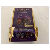 SSS. 12x Godiva Chocolate Domes Double Chocolate