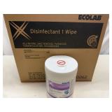 12x Ecolab Disinfectant 1 Wipe