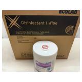 12x Ecolab Disinfectant 1 Wipe