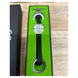 Lucky Brand Leather Keychain Bracelet Key Ring Clover Charm (lot of 10)