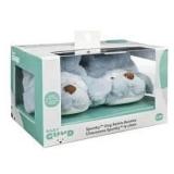 Baby GUND Spunky Puppy Rattle Booties Plush Baby Infant Shoes, Blue, One Size Fits All