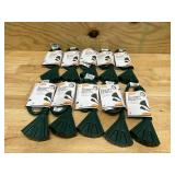 2 ft. 14/3 Light Duty Indoor/Outdoor Extension Cord with Multiple Outlet Triple Tap End, Green