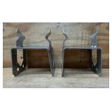Simpson Strong-Tie ZMax 5.25 in. H X 5.5 in. W 12 Ga. Galvanized Steel Post Base lot of 2