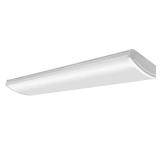 Commercial Electric 1-Pack 4 ft. 5200 Lumens LED Wraparound Light Garage Shop Light Office Warehouse Lighting 120-277V 4000K Bright White