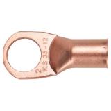 Crimp-on Copper Battery Cable Lug, 2 AWG  " Stud (lot of 39)