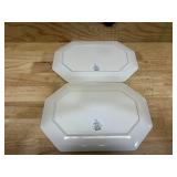 10"x15" Melamine Hexagon Cheese Serving Platter - John Derian for Target (lot of 2)