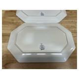 10"x15" Melamine Hexagon Cheese Serving Platter - John Derian for Target (lot of 2)