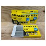 STAPLES, HD, 1/2 IN, 1250 PC, PAPER (lot of 4)