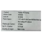 White Label VK00166 20 MIL Luxury Plank | 23.78 SF/Box lot of 19 451.82 total sq ft
