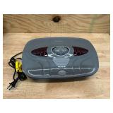 Homedics Vibration Foot Massager with Soothing Heat, Gray