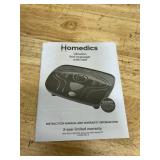 Homedics Vibration Foot Massager with Soothing Heat, Gray