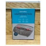 Homedics Vibration Foot Massager with Soothing Heat, Gray
