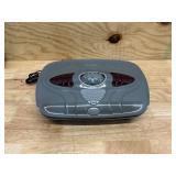 Homedics Vibration Foot Massager with Soothing Heat, Gray