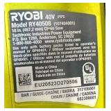 RYOBI 18 in. 40V Brushless Chain Saw