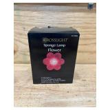 Crosslight sponge lamp flower
