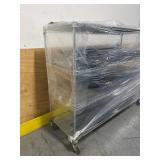Shelving Unit on Casters with Rivot Racking/Shelving