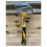 TOLSEN Claw Hammer 16oz Drop Forged Steel Hammerhead, Heat Treatment, Ground Polished, Fiberglass Handle 25030 (0925255.25)