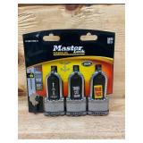 Master Lock Heavy Duty Outdoor Set, Laminated Steel 44mm Padlock with Long Shank Key, 51mm Shackle, 3 Pack - Walmart.com