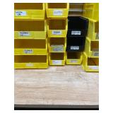 Akrobins and ULine - Lot of 37 - Various Plastic Stackable Bins