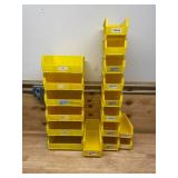 Akrobins - Lot of 17 - Plastic Stackable Bins
