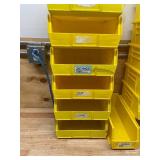 Akrobins - Lot of 17 - Plastic Stackable Bins