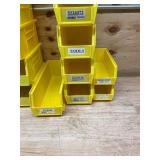 Akrobins - Lot of 17 - Plastic Stackable Bins