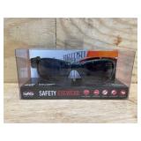 SAS EYEWEAR - Lot of 2 - GTR SAFETY GLS CHARCOAL FRM/SHADE LENS - CLAMSHELL 542-0311