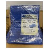 The Great Dane - Lot of 5 - Heavy Blue Tarp 16  x 20