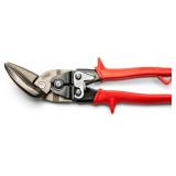 Crescent Wiss 9-1/4" Metalmaster Offset Straight and Left Cut Aviation Snips - M6R , Red