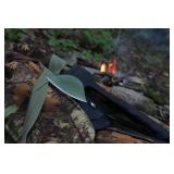 Schrade Delta Class Bedrock Camp Axe 11.1in Full Tang Hatchet with 3.6in Stainless Steel Blade and TPR Handle for Outdoor Survival Camping and Everyday Tasks