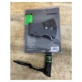 Schrade Delta Class Bedrock Camp Axe 11.1in Full Tang Hatchet with 3.6in Stainless Steel Blade and TPR Handle for Outdoor Survival Camping and Everyday Tasks