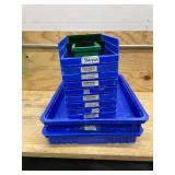 Lot of 15 - Various Plastic Storage Bins