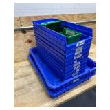 Lot of 15 - Various Plastic Storage Bins