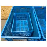 Lot of 3 - Various Plastic Bins (27 in x 44 in x 50 in)