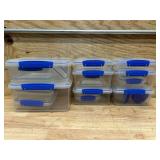 Sistema KLIP IT Food Storage Container Set, Plastic, Blue, 34-Piece Set