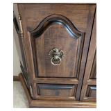 EW - Console Wooden Cabinet with Brass Eagle Pulls