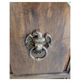 EW - Console Wooden Cabinet with Brass Eagle Pulls