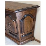 EW - Console Wooden Cabinet with Brass Eagle Pulls