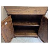 EW - Console Wooden Cabinet with Brass Eagle Pulls