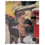 LR - Framed Winter Street Scene Print by M. Capaldi