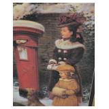 LR - Framed Winter Street Scene Print by M. Capaldi