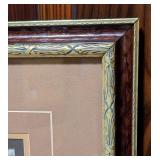 LR - Framed Winter Street Scene Print by M. Capaldi