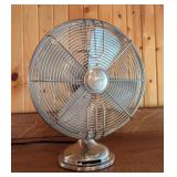 G2 - Hunter Century Model 90021 Table Fan Brushed Metal Finish
