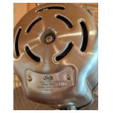 G2 - Hunter Century Model 90021 Table Fan Brushed Metal Finish