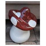 G1 - Set of 3 Ceramic Mushroom Garden Sculptures