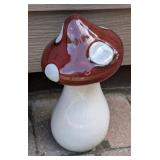 G1 - Set of 3 Ceramic Mushroom Garden Sculptures
