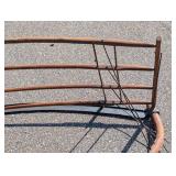 G1 - Primitive Wooden Wheat Cradle Scythe Harvesting Tool with 44 Inch Blade